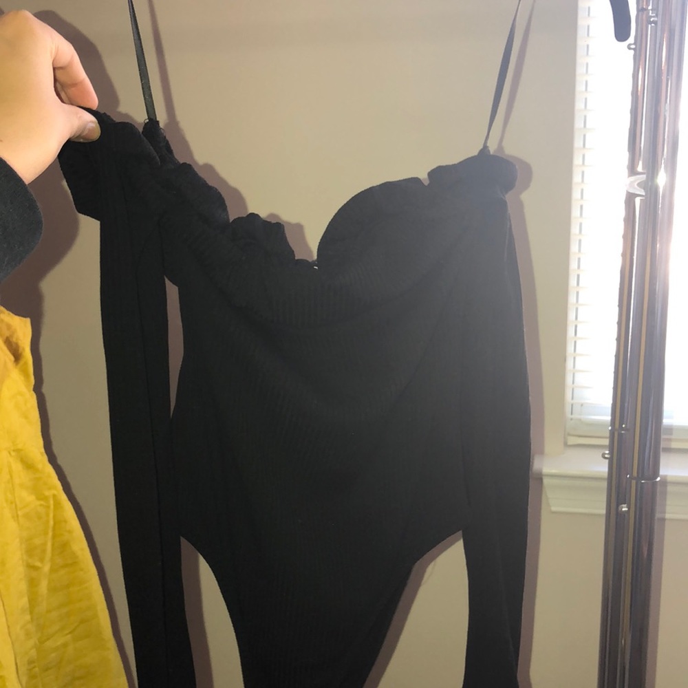 Shein size S ruffle top, off shoulder, bodysuit